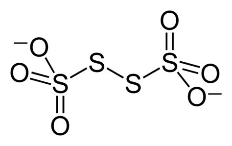 Tetrathionate - Wikiwand