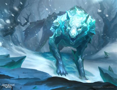 ArtStation - Ice Wolf - AracKhan Wars, Pius Wirawan Pranoto | Creature ...