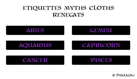 Labels for Saint Cloths Myths display stands | Labels by Pharaon | Pharaon Website