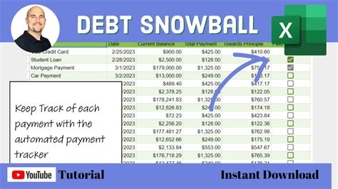 Debt Snowball Excel Version - Etsy