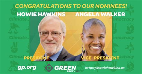 Hawkins / Walker for President - www.gp.org