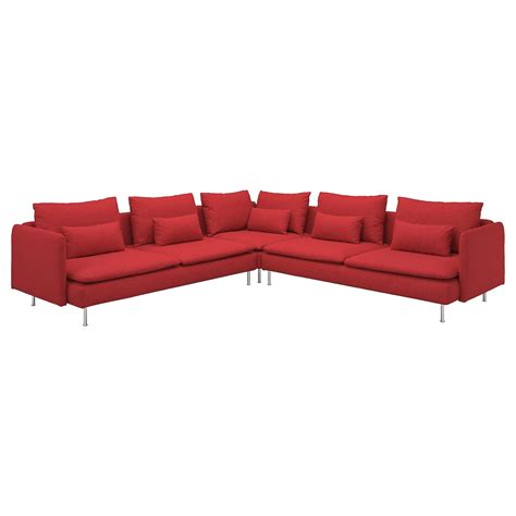 Red sectional sofa – Artofit