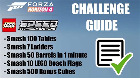 FH4 Lego Speed Champions Challenge Location Guide - YouTube