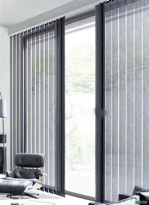 Modern Window Shades More Image Visite | Sliding glass door blinds, Curtains with blinds, Modern ...