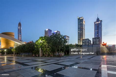 Shenzhen Skyline At Dusk High-Res Stock Photo - Getty Images