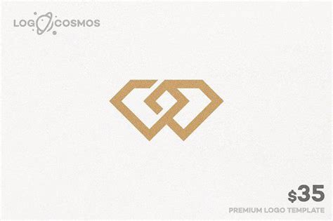 Double Diamond Jewelry Logo by Estudio 5 on @creativemarket | Jewelry ...