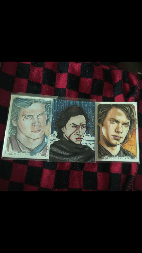 Kylo Ren Anakin SkyWalker Scar Destiny sketch card by FuhrerARYAN on ...