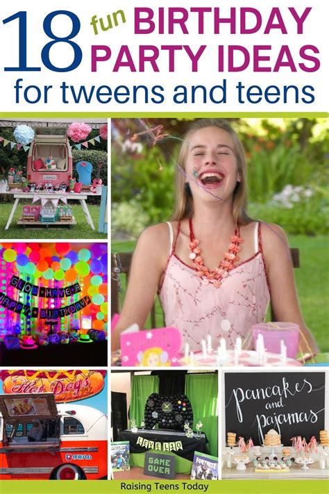 18 Cool Birthday Party Ideas for Teenagers That Aren't Lame or Boring - Raising Teens Today