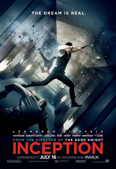 Inception (#13 of 15): Extra Large Movie Poster Image - IMP Awards