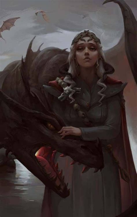 Daenerys and Drogon Art by Juny Li | Targaryen art, Daenerys targaryen art, Game of thrones art