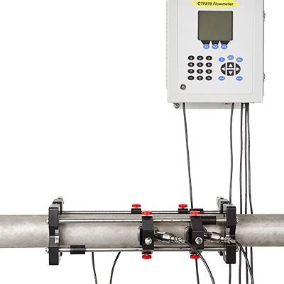 GE Panametrics Digital Flow GC868 Clamp-On Ultrasonic Gas Flowmeter ...