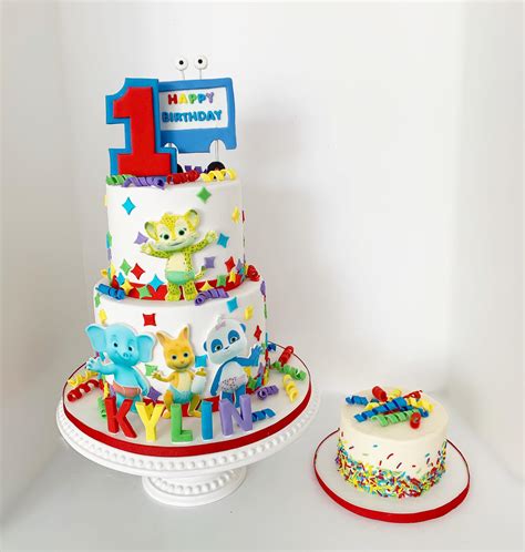 A Word Party first Birthday cake and... - Cake Art by Kristen