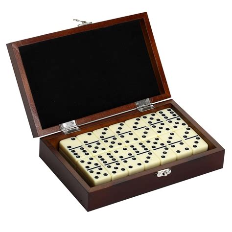 Premium Domino Set w/ Wooden Carry Case