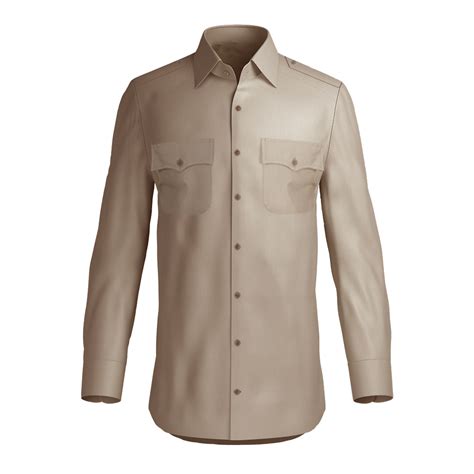 ARMY GREEN SERVICE UNIFORM (AGSU) SHIRT - OFFICER LONG SLEEVE | Washington Apparel Company