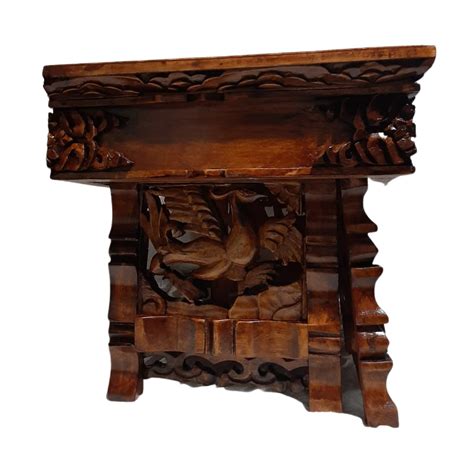 Tibetan Wooden Hand Carved Altar Table (Small Choksi) – Folk Bazar