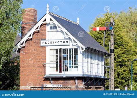 Railway Museum and Railway Station, Heckington, East Midlands, E Stock Photo - Image of britain ...