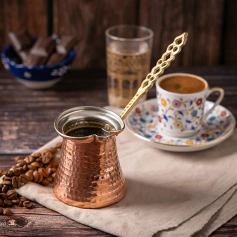 Handmade Copper Turkish Coffee Pot - Cezve | TurkishTaste.com