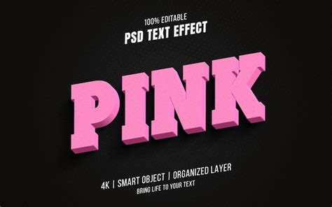 Premium PSD | Retro old style pink vintage text effect