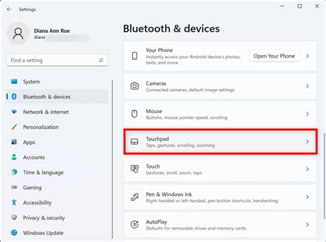 Touchpad Sensitivity Windows 11