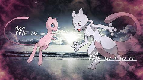 Mewtwo And Mew - -, Cool Mewtwo HD wallpaper | Pxfuel