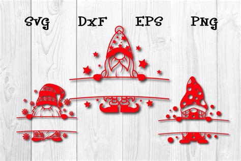 Christmas svg Christmas gnome svg files monogram (1018411)