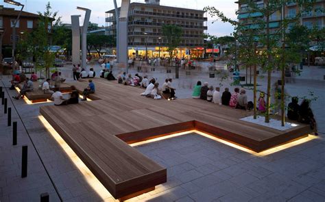 Stage doubles as edge seating | Urban landscape design, Landscape architecture design, Landscape ...