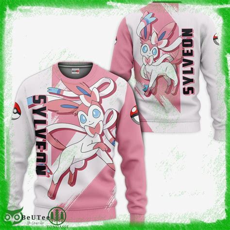 Pokemon Sylveon Hoodie Shirt Anime Ugly Sweater - Owl Fashion Shop