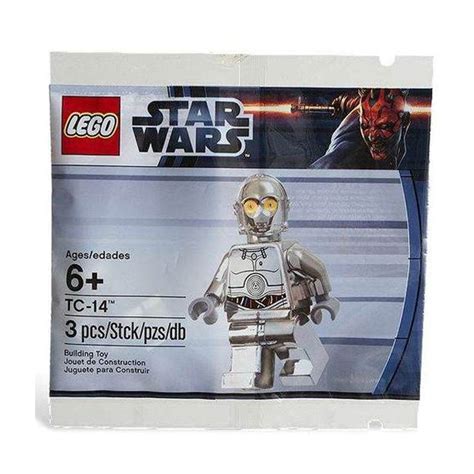 LEGO Star Wars 5000063 TC-14 Promo MiniFigure Silver Chrome Exclusive Limited - Walmart.com