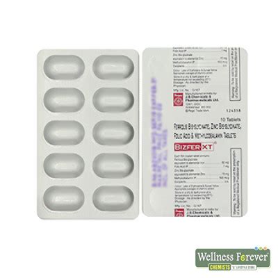 BIZFER-XT 10TAB Upto 25.00% Off | Wellness Forever