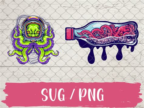 Octopus SVG PNG Files / Cut File Design for Cricut / Octopus SVG Bundle ...