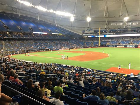 Seat Number Tropicana Field Seating Chart With Rows