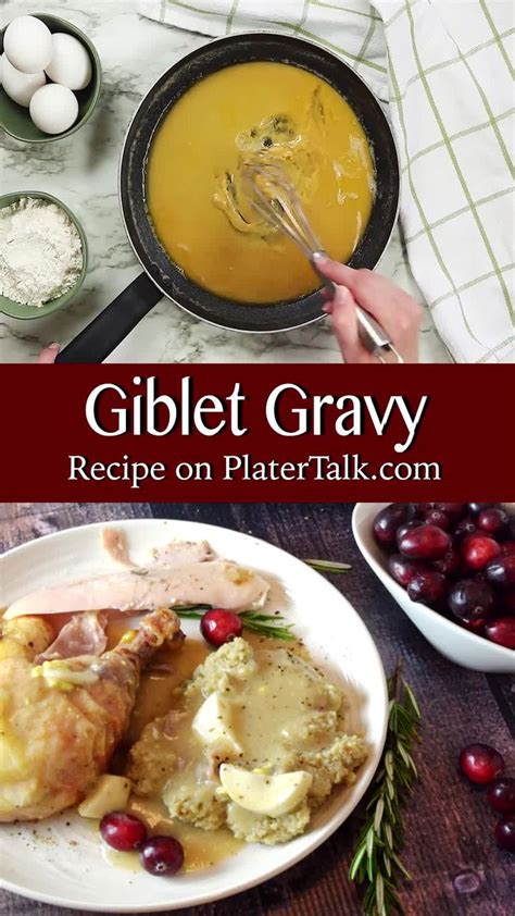 Giblet Gravy Recipe [Video] | Giblet gravy, Homemade gravy ...