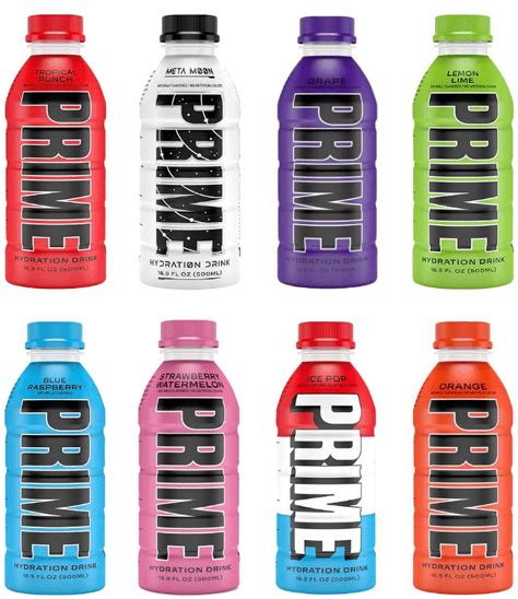 Prime Hydration Low Sugar Healthy Calorie Sports Drink, 8 Flavors Variety Pack, Electrolyte ...