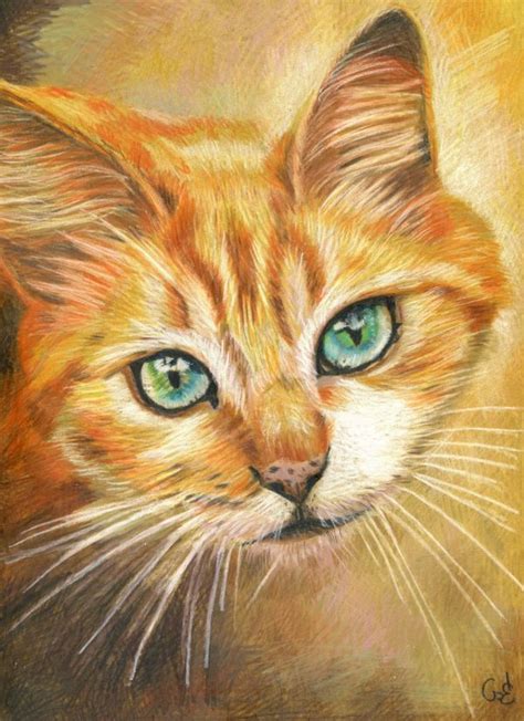 02 macska | Animal drawings, Cat artwork, Art painting