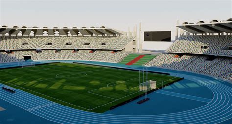 Zayed Sports City Stadium - Abu Dhabi 3D model – Genius&Gerry