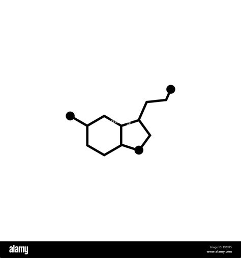 Serotonin Molecule Structure