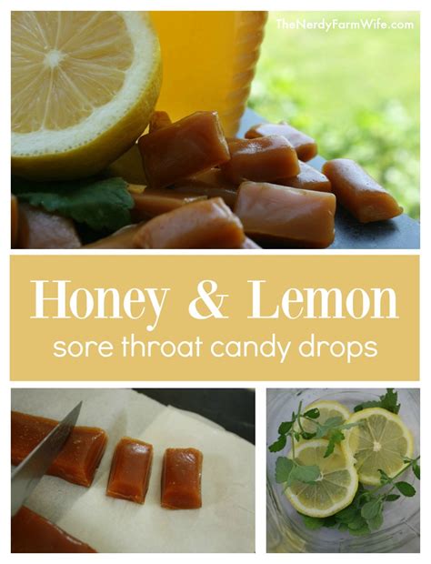 Honey & Lemon Sore Throat Candy Drops – The Nerdy Farm Wife