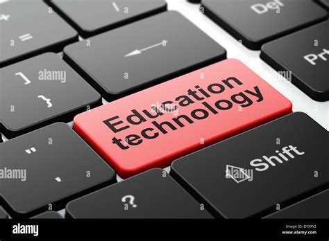 Education concept: Education Technology on computer keyboard background ...