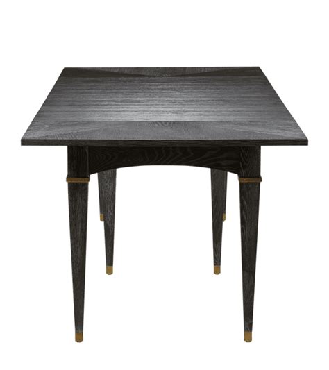 Alfred Extendable Dining Table - Black | OKA US