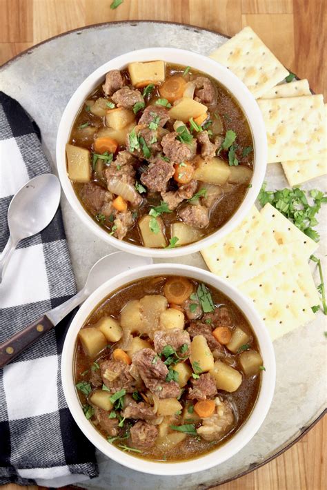 Beef Stew {with potatoes and carrots} - Miss in the Kitchen