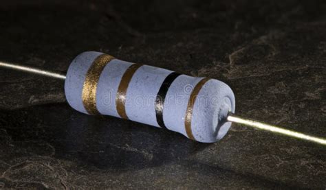 Resistor with wire leads stock photo. Image of insulation - 133893448