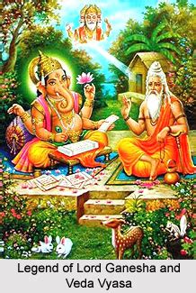 Legend of Lord Ganesha and Veda Vyasa