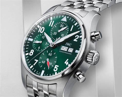 IWC Pilot’s Watches 41 mm Watch in Green Dial