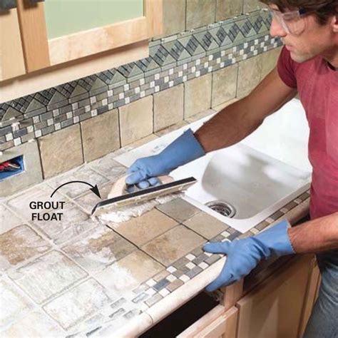 Installing Tile Countertops | Kitchen design diy, Tile countertops, Diy ...