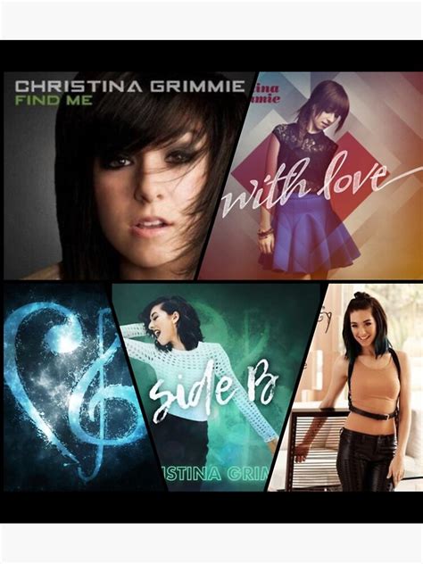 "Christina Grimmie All Album Covers Zipped Hoodie" Poster for Sale by ...