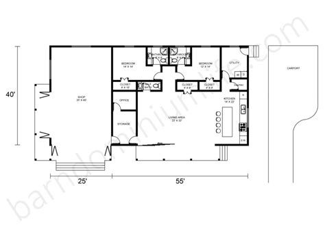 40x80 Barndominium Floor Plans with Shop – What to Consider