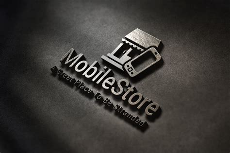 Mobile Store Logo By Digital-Artist | TheHungryJPEG