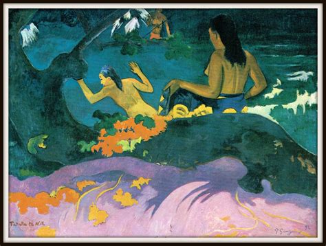 Paul Gauguin, Fatata te Miti, By The Sea, Gauguin Print, Tahitian Art ...