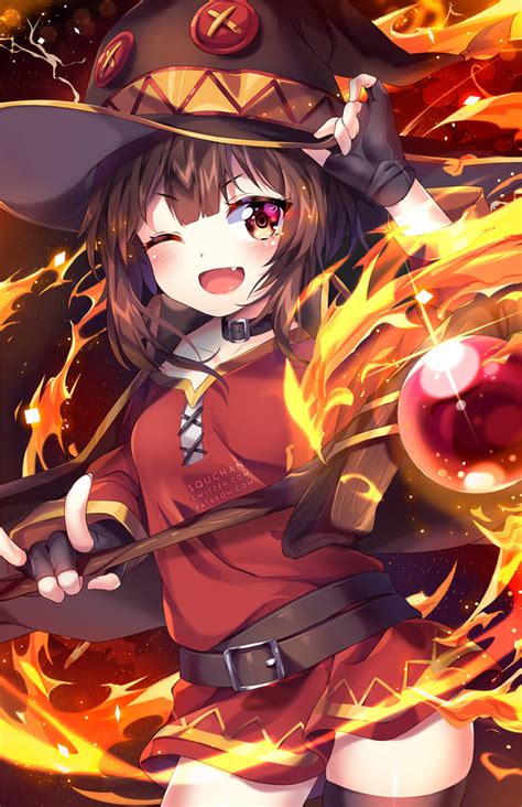 Megumin - EXXXXXPLOOOSSSIONN by SquChan on DeviantArt