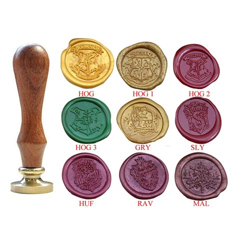 Harry Potter Hogwarts School Wax Seal Stamp Rosewood Sealing